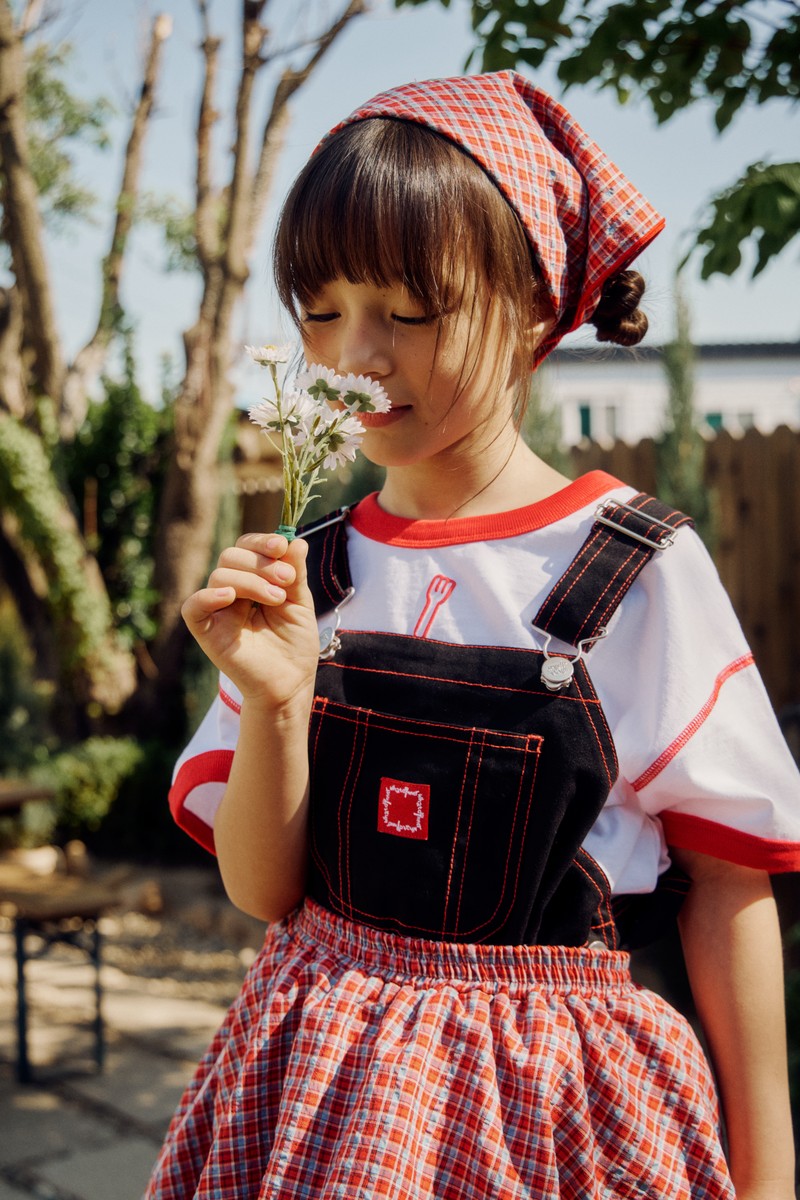 Check Pumpkin Skirt