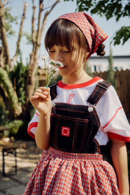 Check Pumpkin Skirt